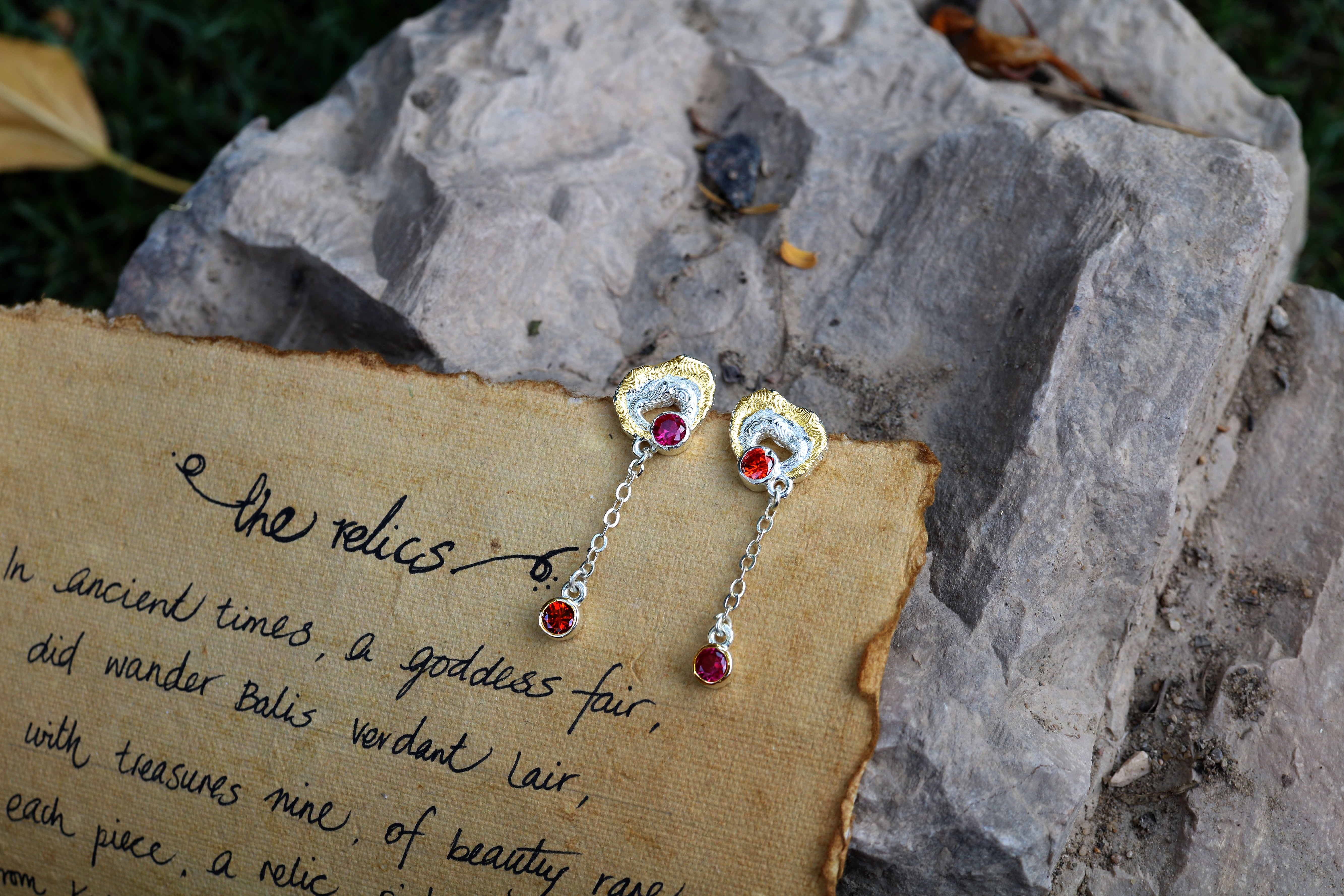 Penida Earrings | Silver