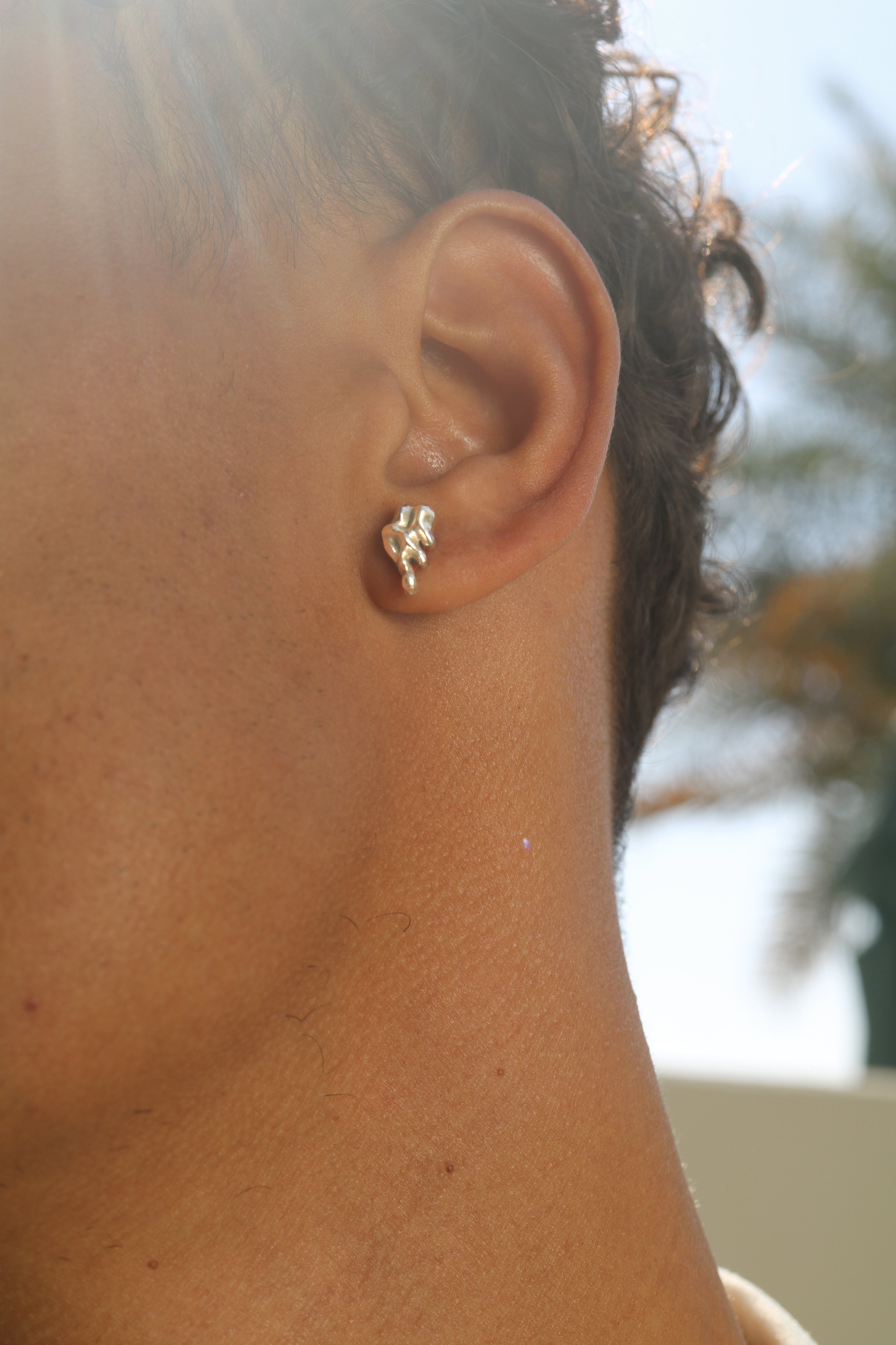 Shams Studs | Silver