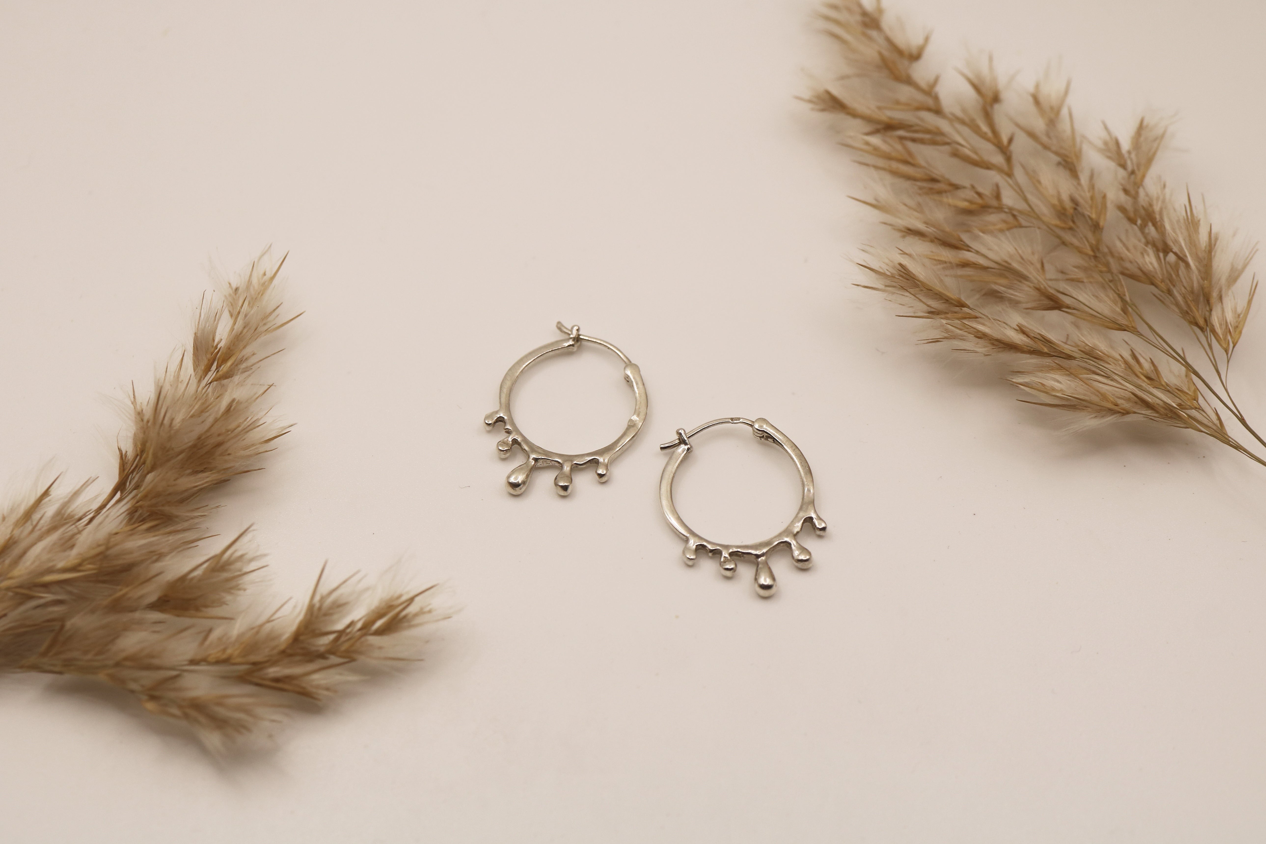 Alaa Hoops | Silver | Small