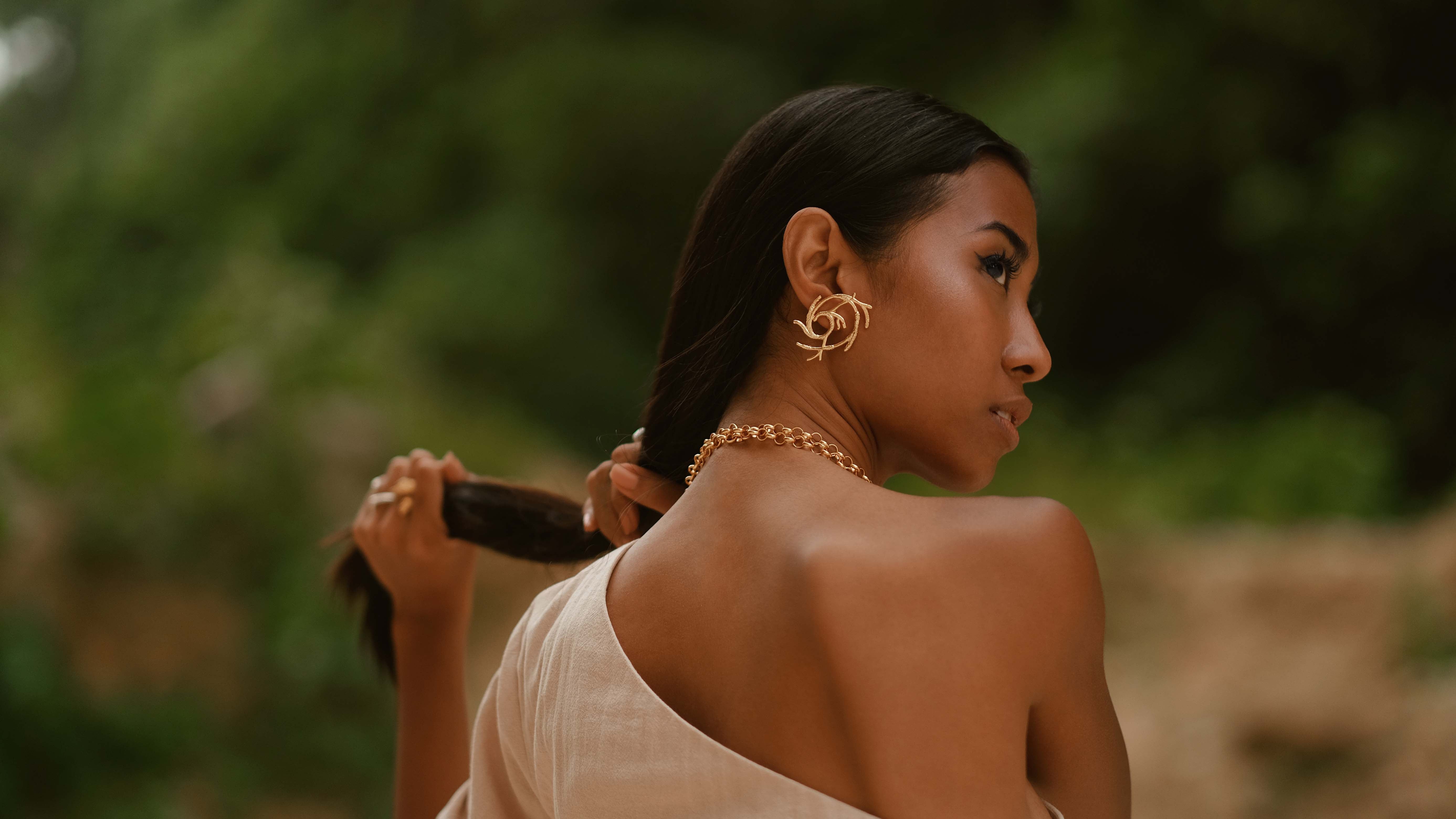 Lovina Earrings | Gold