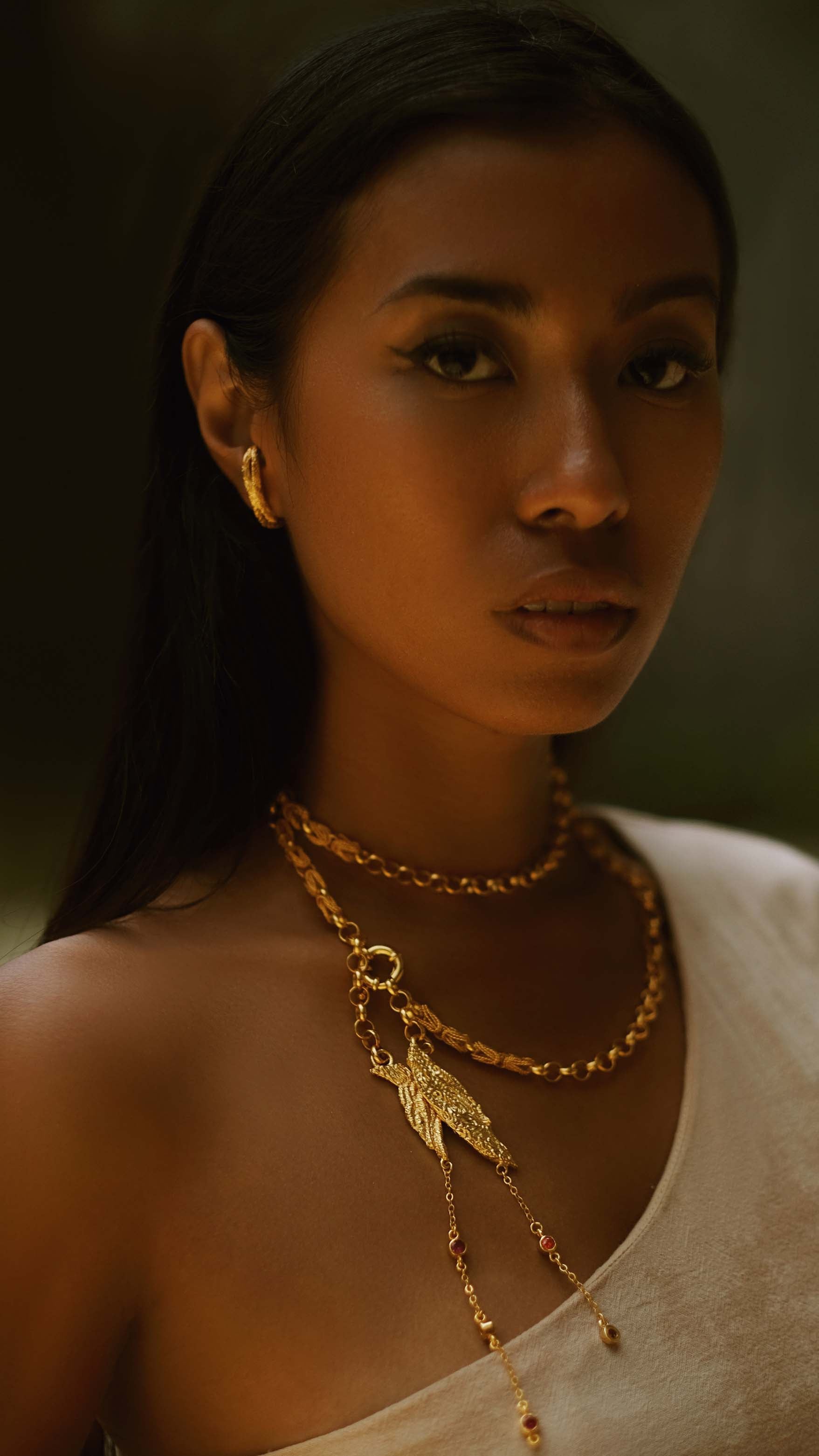 Melaya Necklace | Gold
