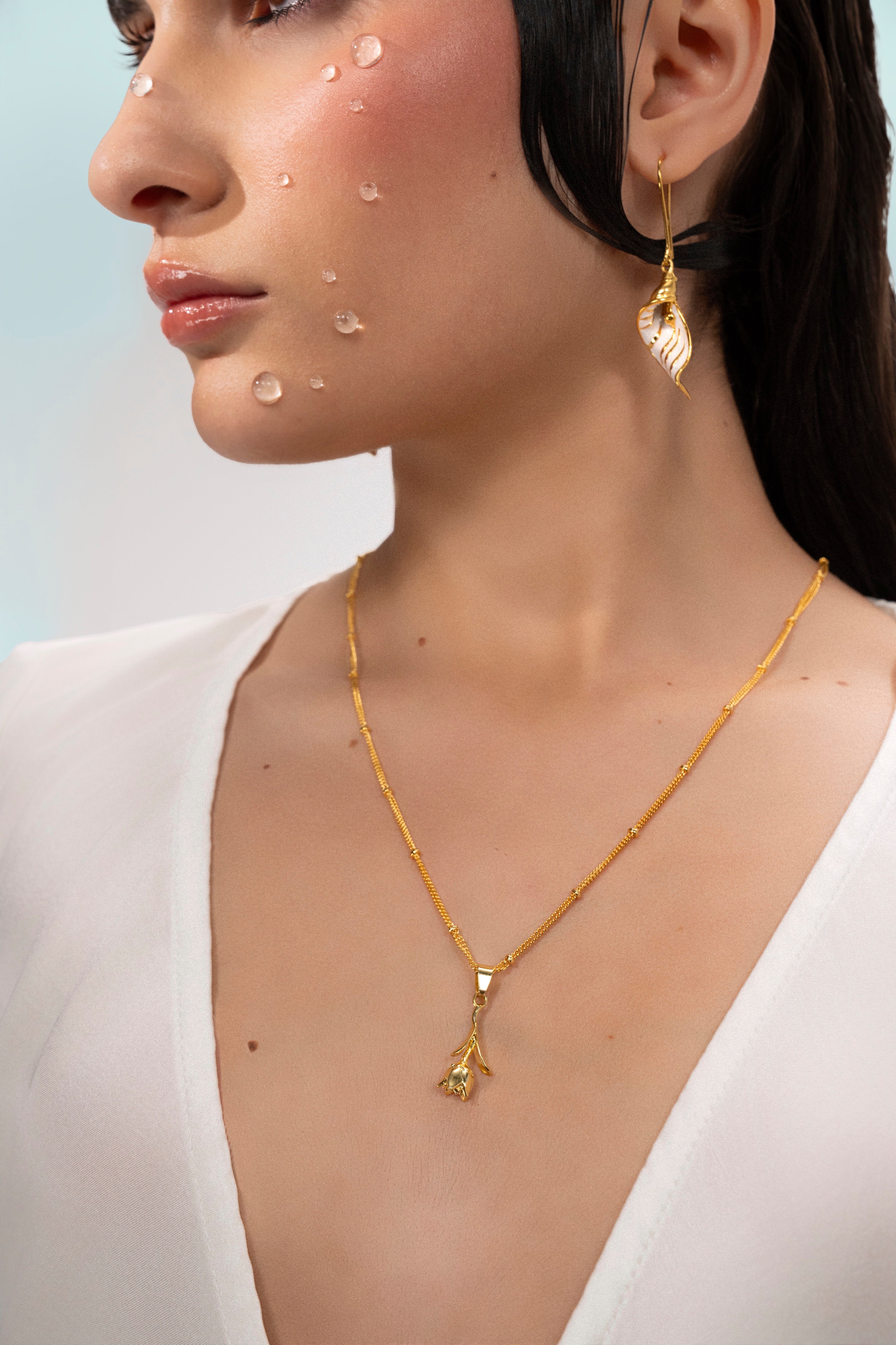 Tulip Pendant | Gold