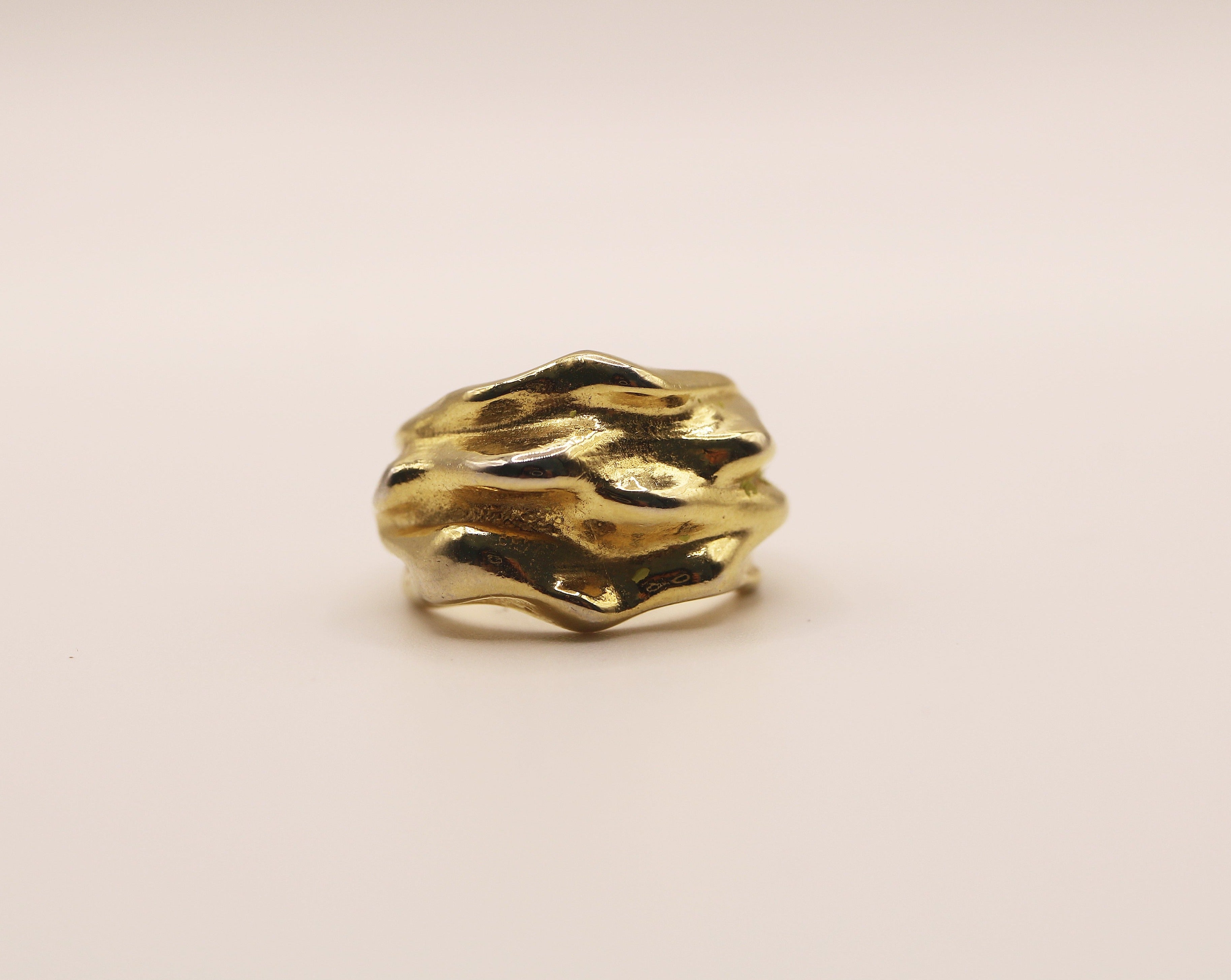 Esmat Ring | Gold-ZM Collections gold sterling silver jewelry ring