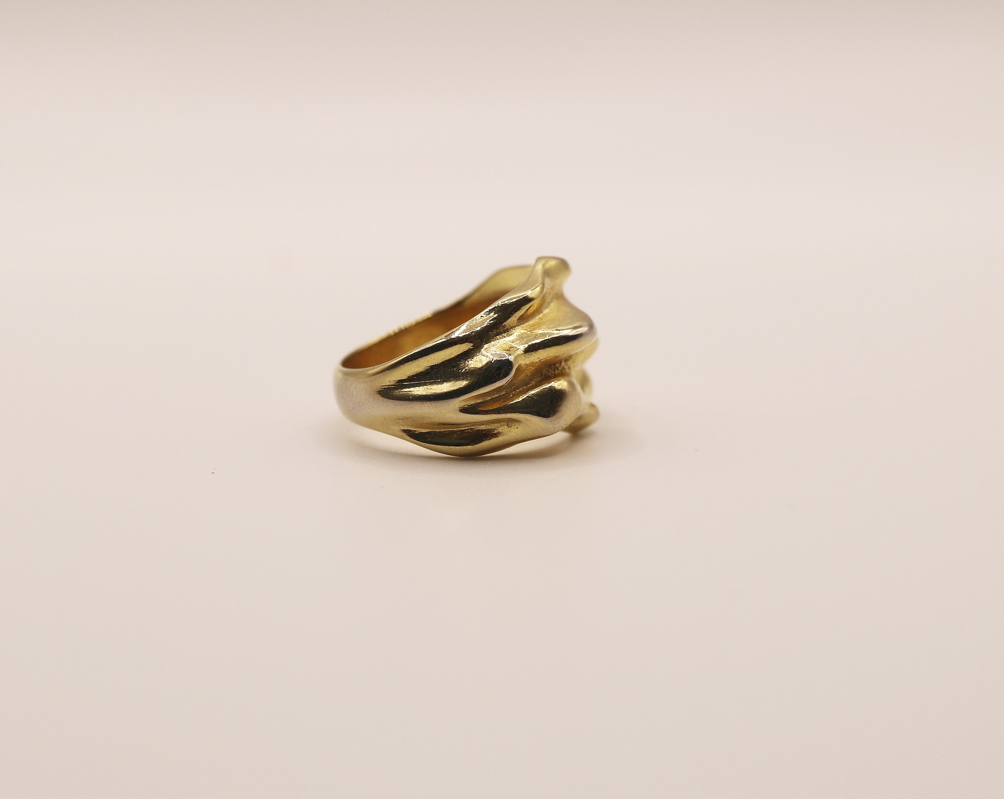 Esmat Ring | Gold-ZM Collections gold sterling silver jewelry ring