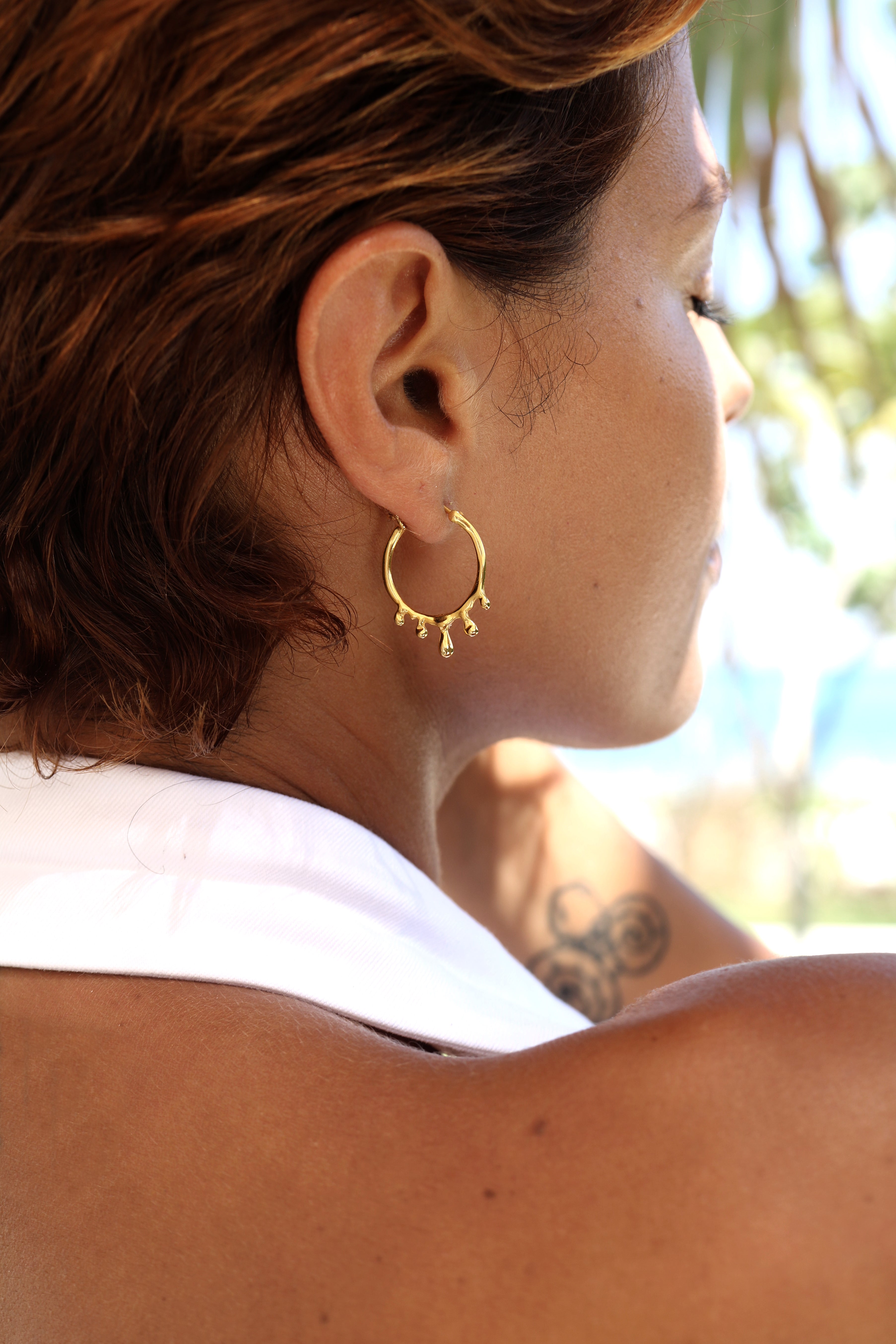 Alaa Hoops | Gold | Small